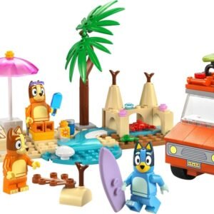 Bluey és családja a tengerpartra utazik