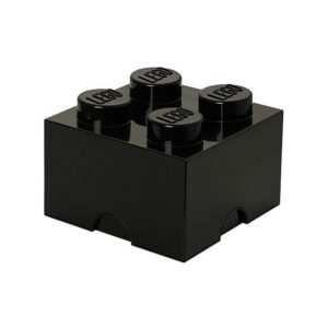 Tároló doboz 2x2 fekete