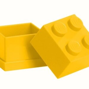 Tároló mini doboz 2x2 sárga