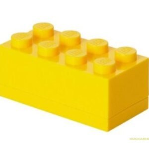 Tároló mini doboz 4x2 sárga