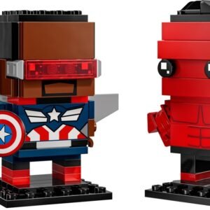 Amerika Kapitány és Vörös Hulk figurák