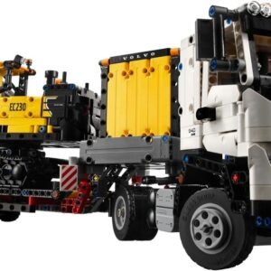 Volvo FMX teherautó és EC230 elektromos markoló