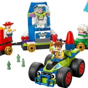 Toy Story ünnepi vonat és RC versenyautó