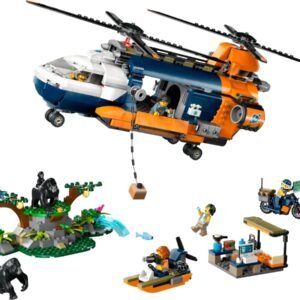 Dzsungelkutató helikopter a bázison