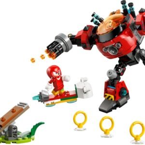 Knuckles vs. Dr. Eggman Egg Crusher robotja